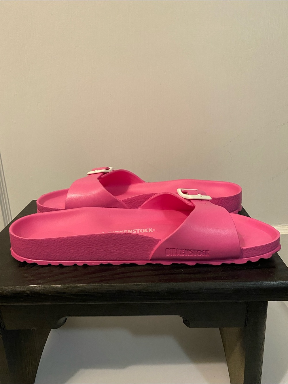 Birkenstock Madrid Pink EVA Slide Sandals Women’s 10 - Picture 4 of 5
